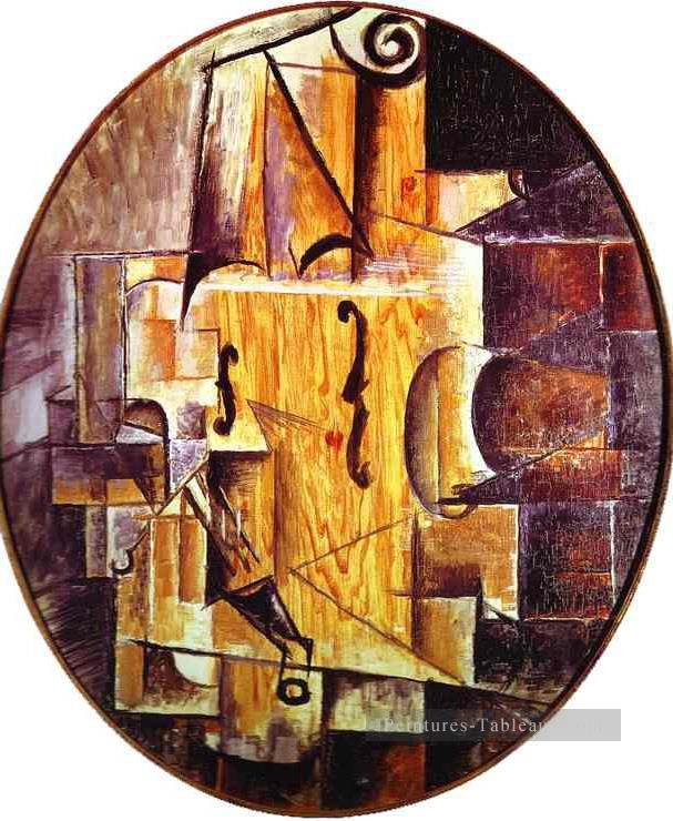 Violon 1912 cubiste Peintures à l'huile